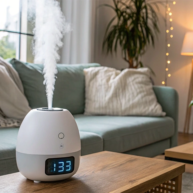 Enhance Your Space with the Versatile Aromatherapy Humidifier 13 modern digital small humidifier sarene living roo copy22