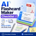 Want more simple AI study tips? Explore our Everyday AI Guides on designs24hr.com for more beginner-friendly checklists and practical tools.