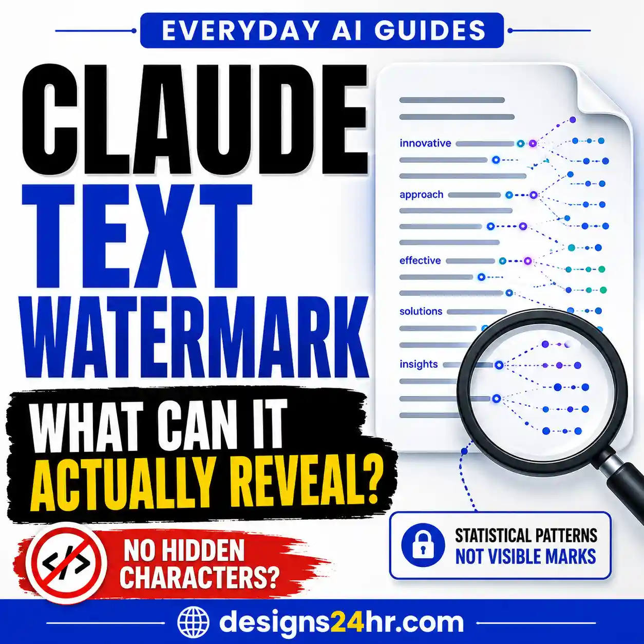 Claude text watermark explained with statistical word patterns and what the watermark can reveal