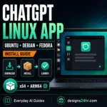 ChatGPT Linux App install guide for Ubuntu, Debian and Fedora with x64 and ARM64 support