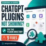 ChatGPT plugins not showing troubleshooting guide with Plugin Directory fixes