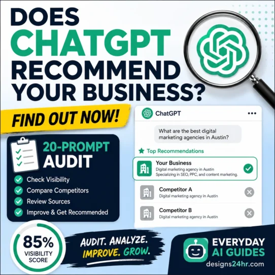 20-prompt audit to check if ChatGPT recommends your business