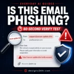 How to check if an email is phishing using the 60-second VERIFY test