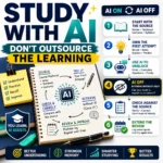 How to study with AI using source material, independent thinking, active recall and human verification