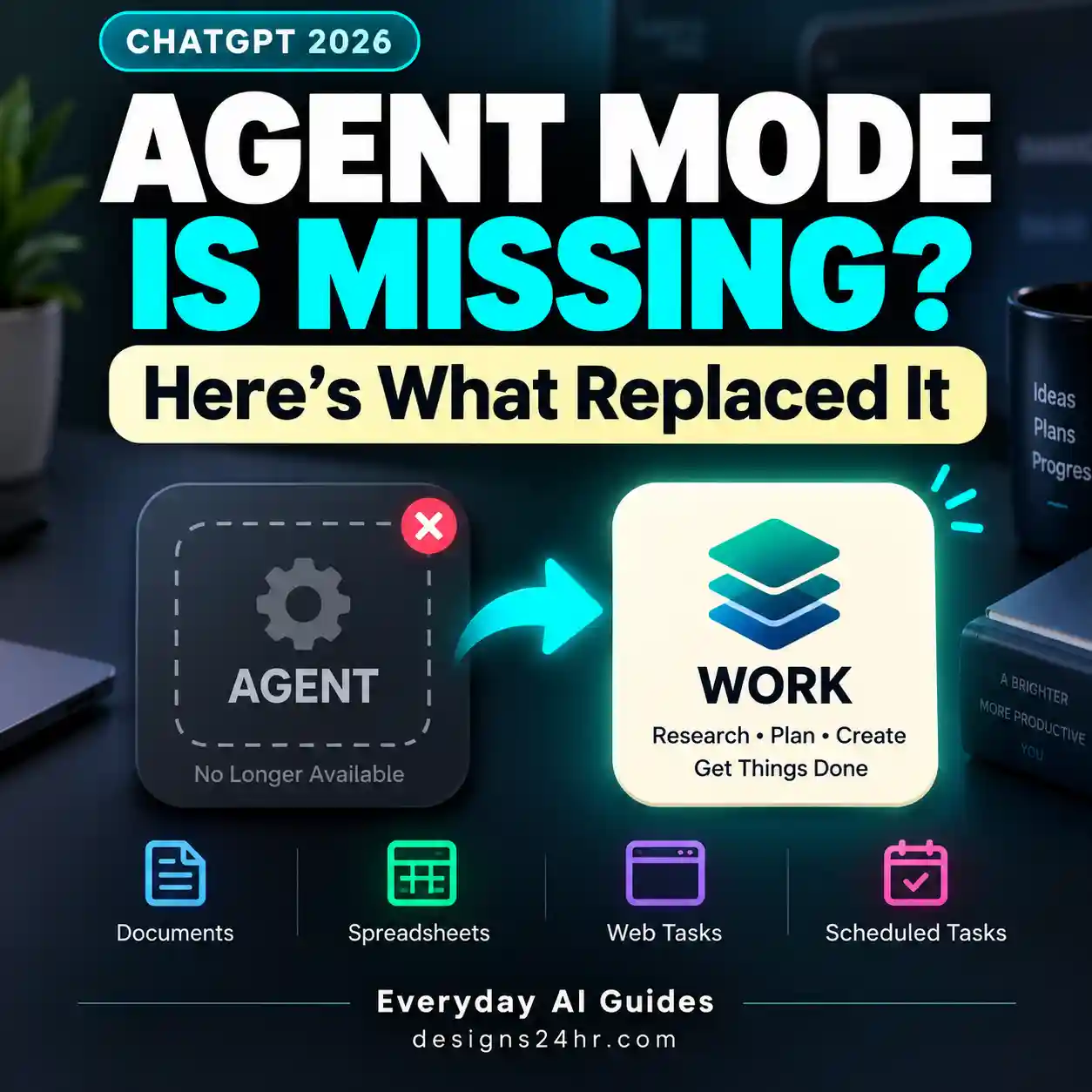 ChatGPT Agent Mode missing and replaced by ChatGPT Work explained