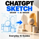 ChatGPT Sketch guide for turning a rough drawing into an AI image