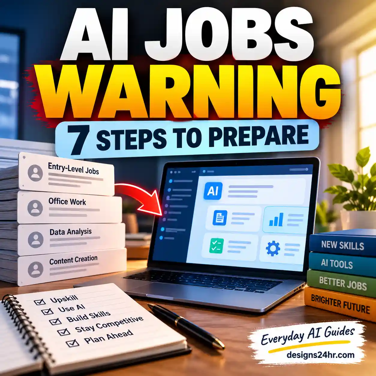 Dario Amodei AI jobs warning guide with 7 steps for entry-level workers to prepare for AI-driven job changes