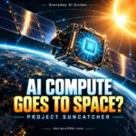 Google Project Suncatcher AI satellite concept for space-based computing