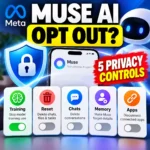 Muse AI opt out and privacy controls for training, chats and connected apps