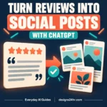 Turn customer reviews into social media posts with ChatGPT using a verified review-to-content workflow