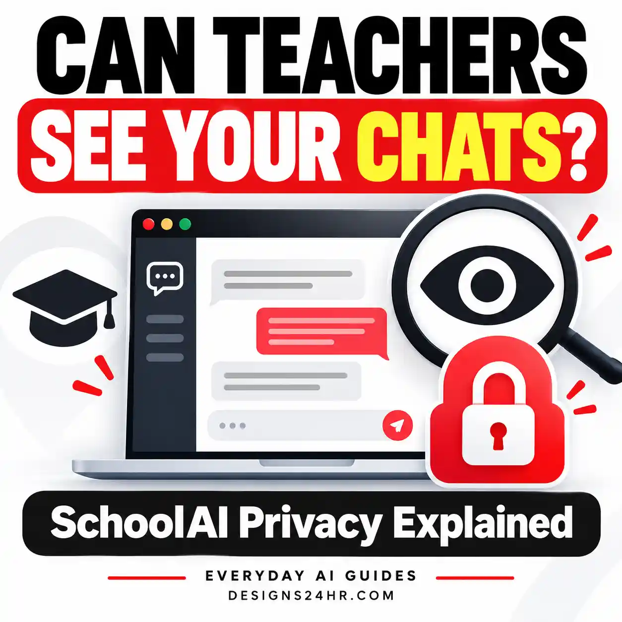 Can teachers see SchoolAI chats explained with chat visibility and privacy icons