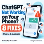 ChatGPT not working on your phone? 8 fixes for iPhone and Android app errors, login issues, and loading problems.