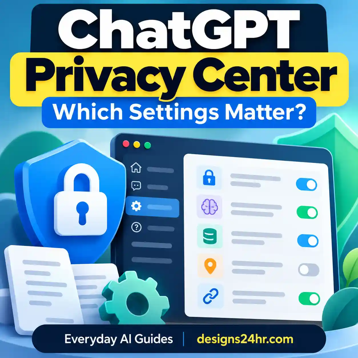 ChatGPT Privacy Center settings and controls guide