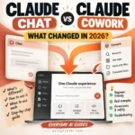 Claude Chat vs Cowork 2026 illustration showing the unified Claude experience