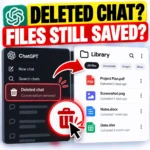 Delete ChatGPT uploaded files still saved in Library after deleting a conversation