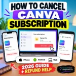How to cancel Canva subscription on iPhone, Android and computer in 2026