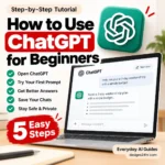 How to use ChatGPT for beginners in 5 easy steps – step-by-step tutorial